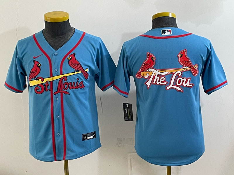 Youth 2026 St.Louis Cardinals blank blue Nike MLB Jersey 0903002